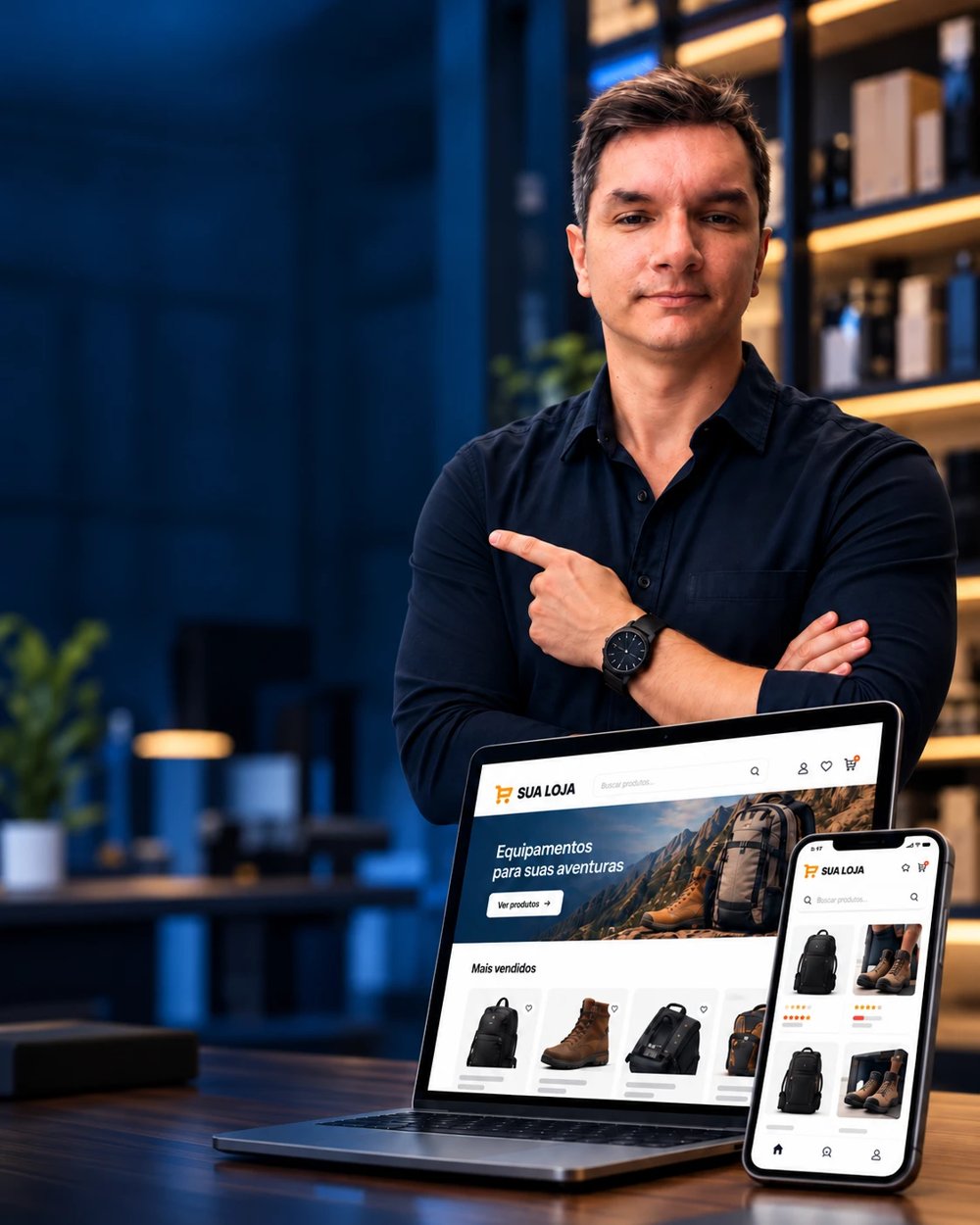 Pierre Guimarães, fundador e CEO da Loja do E-commerce